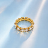 Tennis Gold Plated Ring
