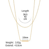 Minimal Layered Necklace