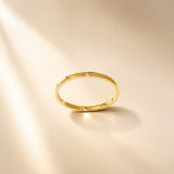 Tinsel Twinkle Gold Plated Ring