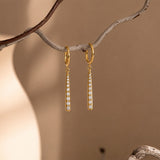 Moonbeam Grace Diamond Gold Plated Earrings