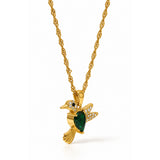 Aurelia Bird Gold Plated Necklace