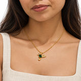 Aurelia Bird Gold Plated Necklace
