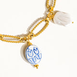 Windswept Charm Gold Plated Necklace
