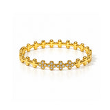 Daisy Diamond Bangle