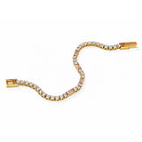 Purple Eclipse Diamond Gold Plated Bracelet