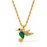 Aurelia Bird Gold Plated Necklace
