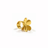 Daisy Gold Plated Earcuff