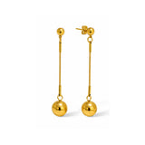 Echo Drop Gold Plated Earrings