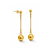 Echo Drop Gold Plated Earrings