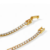 Purple Eclipse Diamond Gold Plated Bracelet