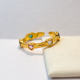 Tali Multi Heart Ring