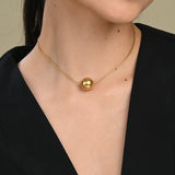 Solar Elegance Gold Plated Necklace