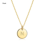 Initial Charm Pendant