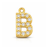 Alphabet Pendant Gold Chain