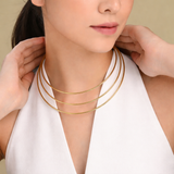 Gilded Waves Necklace