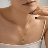 Malachite Pendant Necklace