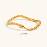 Serpentis Wave Bangle
