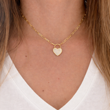 Heart Lock Chain Necklace