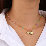 Coral Splash Necklace