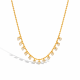 Golden Muse Drop Necklace
