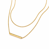 Minimal Layered Necklace