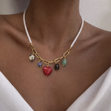 Modern Muse Heart Necklace