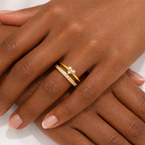 Crystal Heart Ring