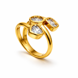 Crystal Multi-Stone Ring