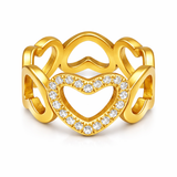 Radiant Heartbeat Ring