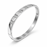 Sleek Silver Bracelet