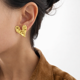 Heart Stud Earrings