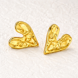 Heart Stud Earrings