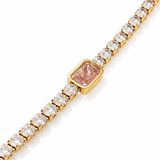 Blush Radiance Tennis Bracelet