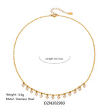 Golden Muse Drop Necklace