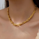 Modern Link Luxe Necklace