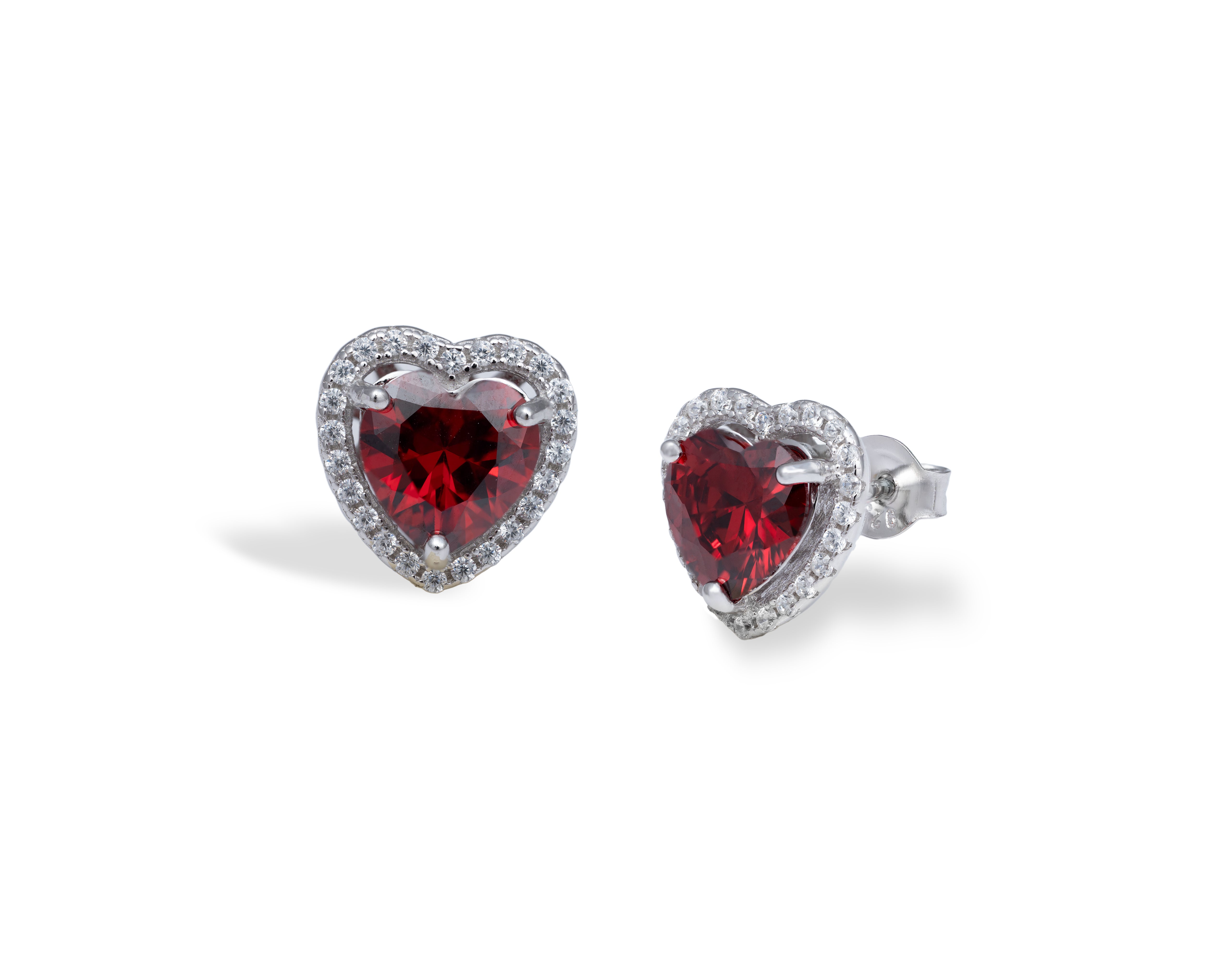 Crimson Heart Jewelry Set