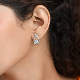 Moissanite XOXO stud earrings