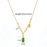 Malachite Pendant Necklace