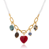 Modern Muse Heart Necklace