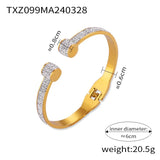 Golden Diamond Cuff Bracelet