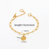 Modern Medallion Bracelet