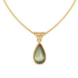 Golden Olive Drop Necklace