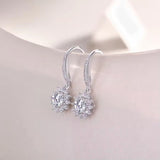 Lab Grown Snowflake Earrings (1 carat)