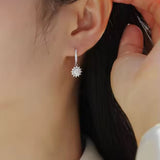 Lab Grown Snowflake Earrings (1 carat)