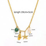 Ocean Treasure Charms Pearl Necklace