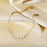 Luna Baroque Pearl Gold Plated Bracelet