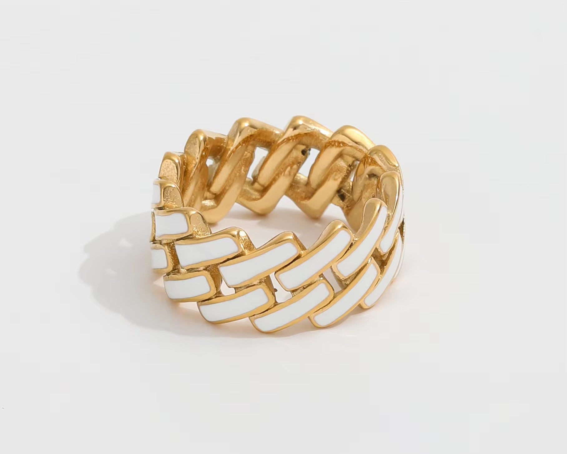 Frosted Twist Ring