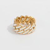 Frosted Twist Ring