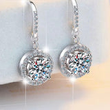 Moissanite Stellar Loop Earrings