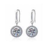 Moissanite Stellar Loop Earrings